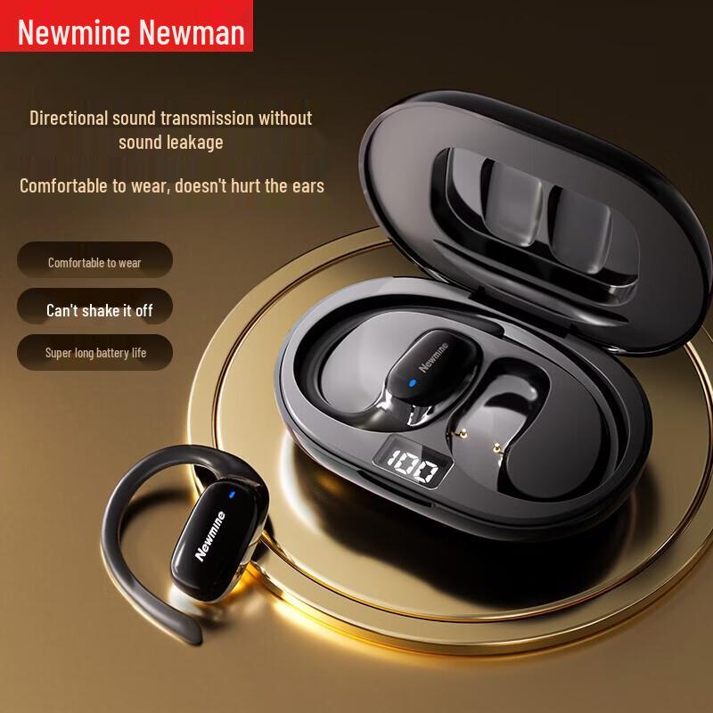 Newmine Open-Ear Bluetooth-Kopfhörer mit Ohrbügel