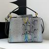 New high-end Capu snake pattern V lady bag portable shoulder women's bag