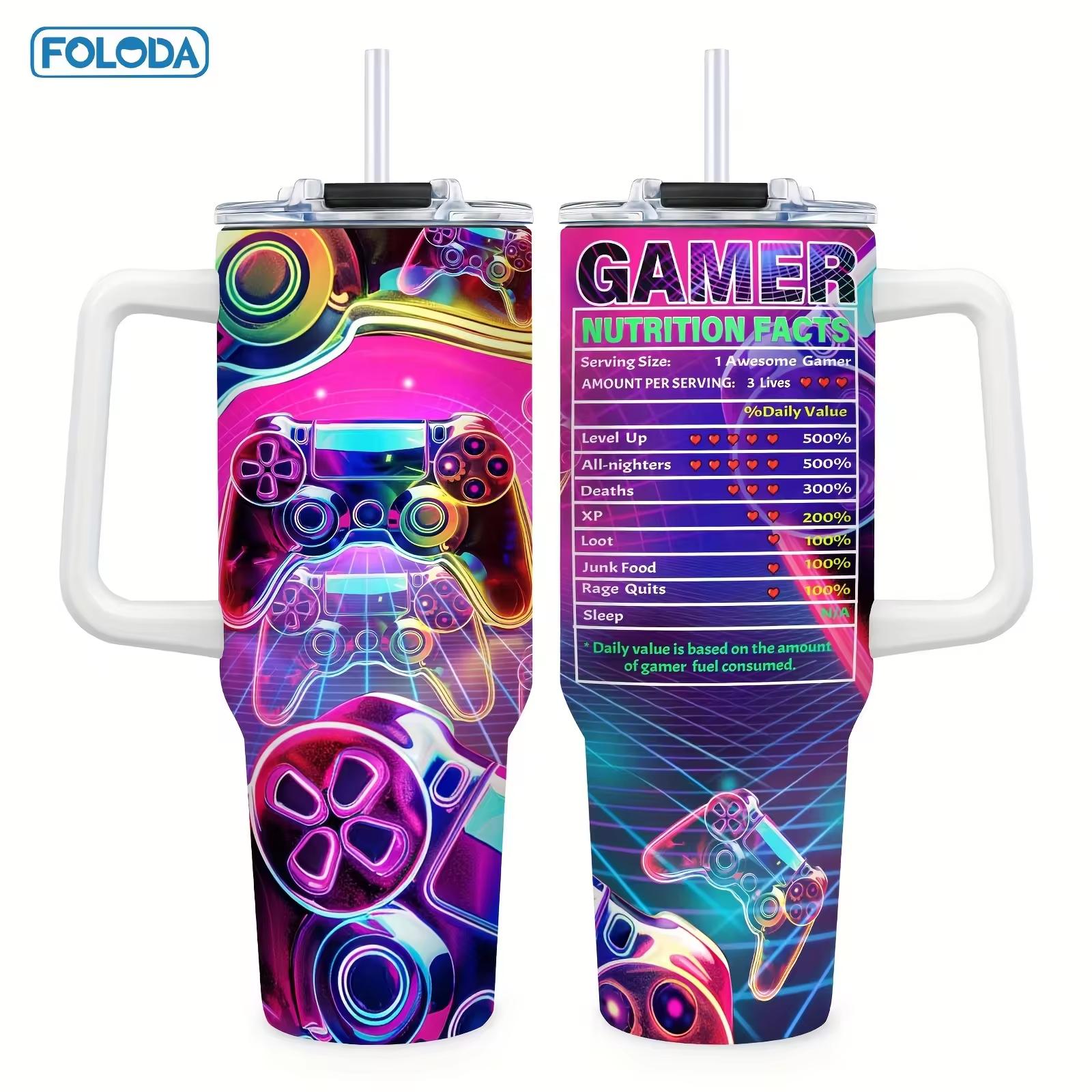 Custom Logo 40oz Tumbler Cups 304 Stainless Steel Vacuum Mug Insulated 40oz Tumbler With Handle and Lids 40 oz(1133.98g)