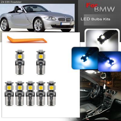 Fits For BMW Z4 E85 Roadster 2003 2004 2005 2006 2007 2008 Canbus Car LED Interior Package Light Bulbs Replacement
