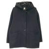 Ron Herman 3410400115 Navy Wool X Nylon Hooded Medium Coat Coat S NavyUsed