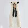 Thicken Warm Scarf Hat Lovely Foxs Ears Women Hat Outdoor Earflap Children Hat for Winter Warmth and Fashionable Look