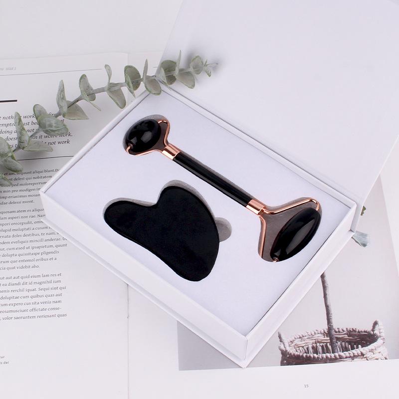 Meridian Gua Sha Facial Massage Roller Set