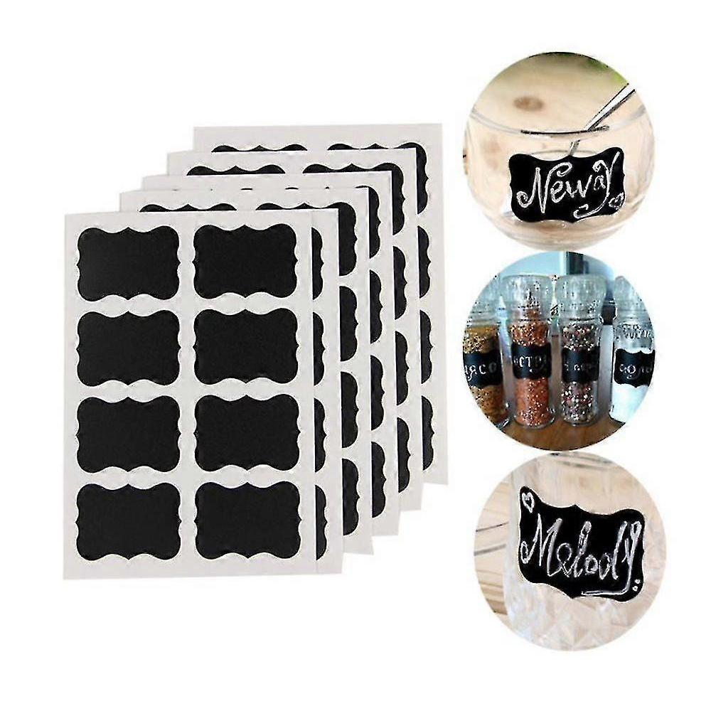 40-Pack Kraft Paper Sticker Labels - Blank Gift Stickers for Holiday Presents Ideal for Jam Jars