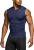 Tesla Sleeveless Compression Tank Top with UV Protection and Moisture Ideal for Base and Product Men's Quick-Drying Wicking, Running, Training,