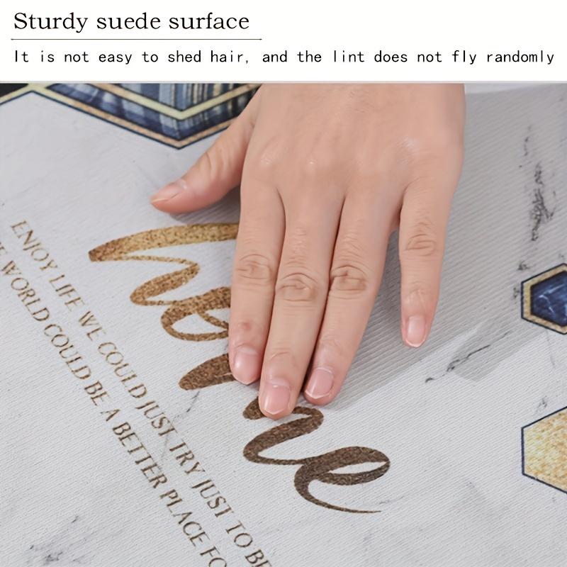 Halloween Theme Pumpkin Soft Kitchen Rug Anti-Fatigue Kitchen Rug Waterproof Non-Slip Rugs Set Runner Rug Bedside Rug Absorbent Carpet For Kitchen