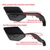 Espelhos de Motocicleta Winglets Stealth Espelho Grande Superfície de Espelho Asas Espelho 10mm/8mm Espelho Retrovisor de Motocicleta