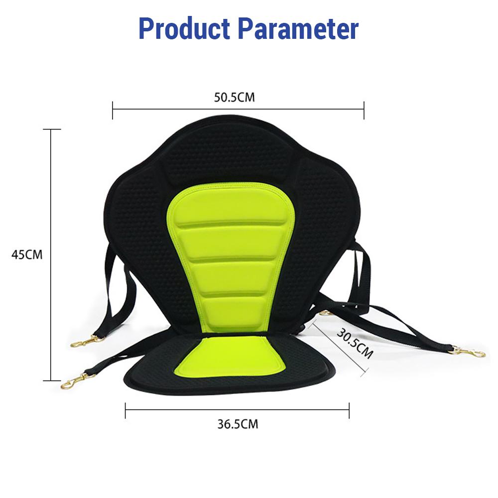 Kayak Seat Paddle Board Seat with Back Support Waterproof Padded Kayak Seat and Backrest with