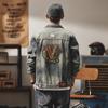 Xintang Men's Wear | Retro Denim Jacket - Trendy Loose Fit, Casual Hong Kong Style for Spring and Autumn