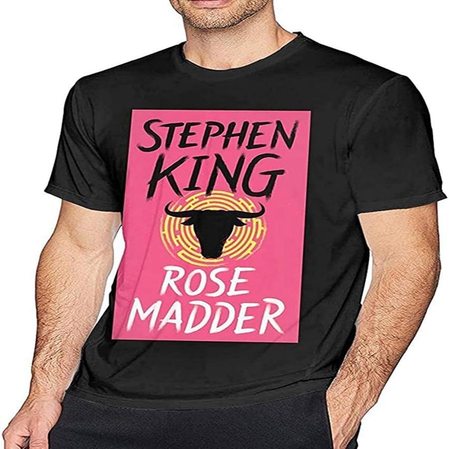 

BEGOBERG Stephen King Rose Madder T Shirt Men s Fashion Cotton Crew Neck Short Sleeve Tunics XS XXXXXL