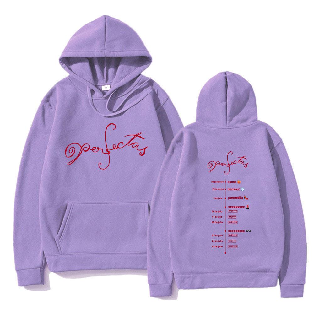 Perfektes Emilia 2025 Album Hoodie Emilia Mernes Vintage Retro Herren/Damen Hoodies Harajuku Winterkleidung Pullover Sweatshirt