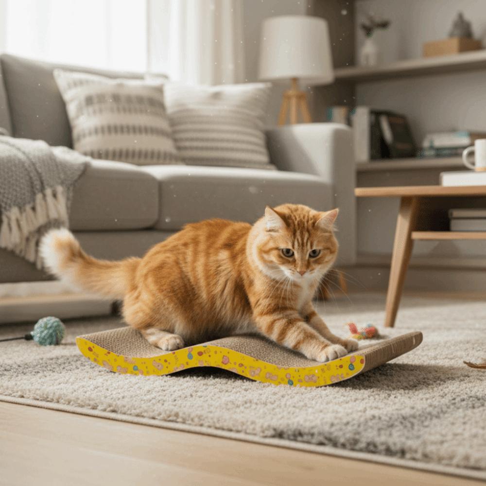 Scratch Resistant Corrugated Paper Scratcher Wear-resistant Claw Grinding Board for Playing