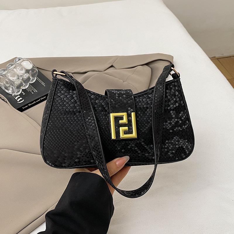 

Shoulder underarm bag summer new niche design versatile high-end solid color high-end small square bag