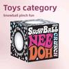Needoh Schneeball Knusper Stressabbau Ball Mit Handgefertigtem Schnee Design Zur Entspannung Und Dekoration
