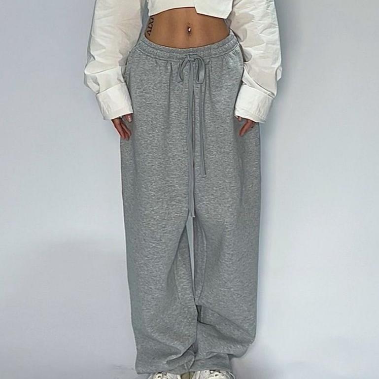 

Женские широкие льняные брюки больших размеров со средней талией, летние мешковатые брюки, РАССЛАБЛЯЮЩИЕ ШИРОКИЕ БРЮКИ M