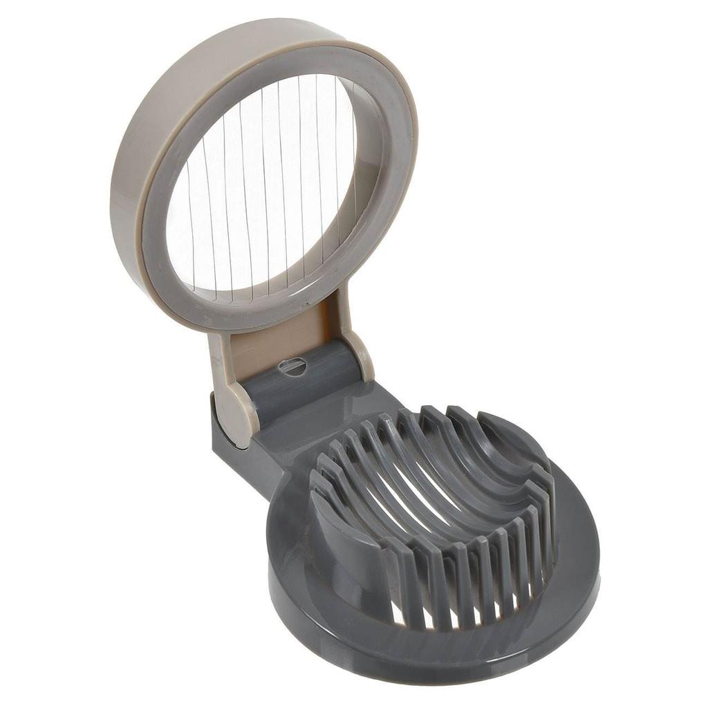 Stainless Steel Egg Cutter, 8.5 X 12 Cm, Professional Kitchen Tool for Quick and Even Slicing of Hard-Boiled Eggs, Fruits, or Soft Foods