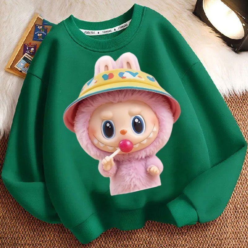 Modische und niedliche Kinder-Sweatshirts, Langarm-Freizeit-Sweatshirts für Jungen und Mädchen im Frühling und Herbst