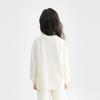 Calvin Klein Classic Logo Comfortable Long Sleeve T-Shirt Kids Tops Ivory CK2332007GS-001