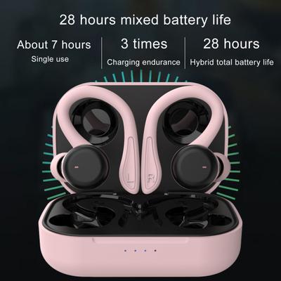 Bluetooth-compatible Earphones Ear Control IPX6 Waterproof Hook Touch Wireless Earbuds Sports Headset