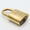 Used LOUIS VUITTON Cadena Key set No.317 metal gold padlock