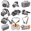Technical Motor Set Power Functions Parts IR Speed APP Remote Control Battery Box Servo Light Receiver PF Car Building Blocks