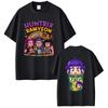 Movie KPop Demon Hunters Rumi Mira Zoey Saja Boys Derpy Tiger Double Sided Print T-shirts Men Women Fashion Casual Cotton