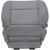 Driver Bottom Cloth Seat Cover for Chevy Silverado 1500 2014-2018, Silverado 2500 2500HD 3500 3500HD 2015- Dark Ash Gray (Also for Passenger Side)