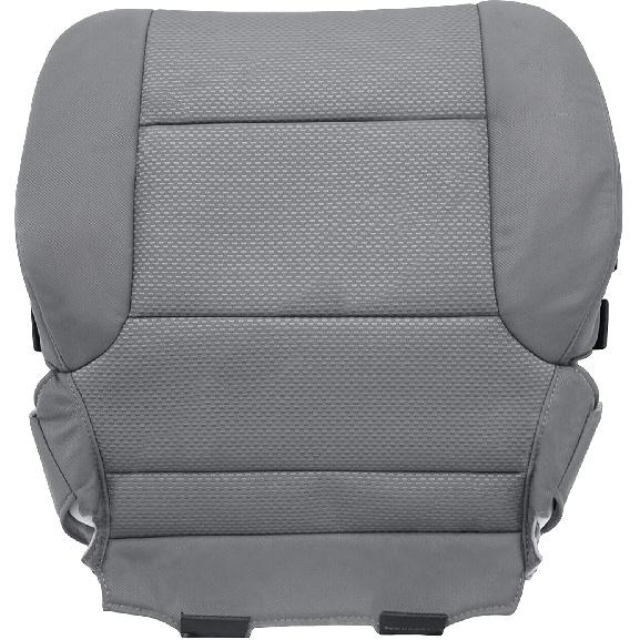 Driver Bottom Cloth Seat Cover for Chevy Silverado 1500 2014-2018, Silverado 2500 2500HD 3500 3500HD 2015-2019 Dark Ash Gray (Also for Passenger