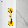 Suction Cups for Glass 2pcs Aluminum Alloy 90 Degree Adjustable Vacuum Suction Cups 220lb Hold for Granite Marble