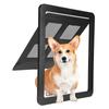 Pet Small Dog Cat Screen Door Sliding Screen with Magnetic Flap Supply Simple Installationblack Large
