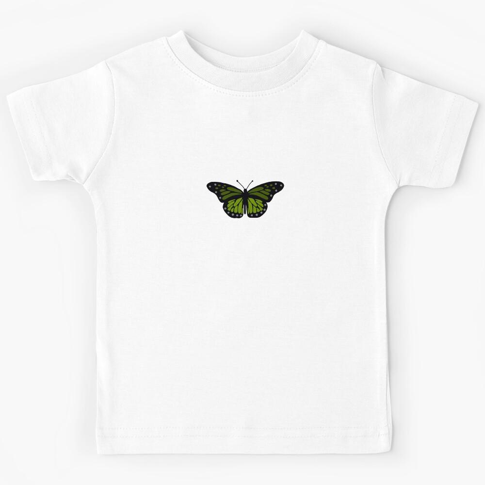 green butterfly monarch Kids T-Shirt 140