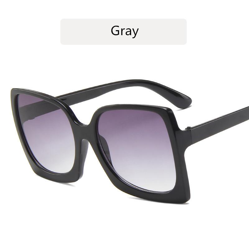 New Oversized Women Sunglasses Classic Fashion Ladies Retro Cat Eye Plastic Shade Retro Vintage Female Sun Glasses UV400