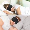 Cuscino da Viaggio Sagomato 3D Oscurante al 100% Maschera per Dormire Senza Pressione sugli Occhi Morbido Regolabile Accessori da Viaggio Aereo