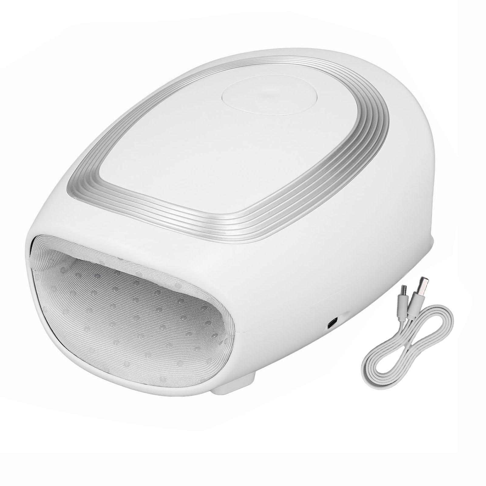 

Беспроводной ручной массажер с 4 компрессиями, 3 уровнями компрессии, электрический массажер для суставов пальцев белый