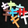 10PCS Wood Mini Colorful Road Sign Fairy Garden Home House Ornaments Miniatures Craft Micro Landscape Mini DIY Decor