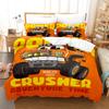 3D Classic Car Series Bedding Set Cartoon Car Theme Duvet Cover and Pillow Case 2/3 Pieces AU140 * 210 Quick Drying Home Decoration