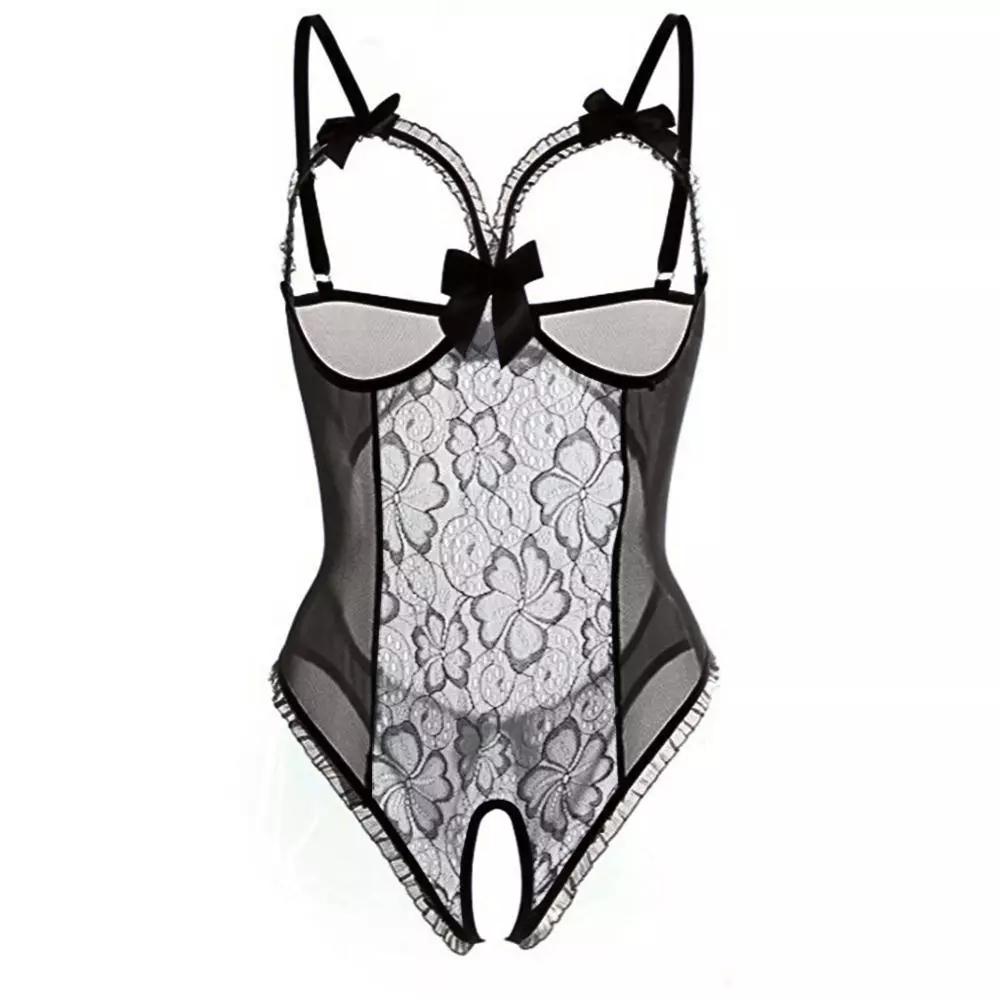 Sexy Lingerie Underwear For Woman One Piece Floral Lace Lingerie Teddies Bodysuit Lenceria Erotic Sleepwear Mujer Sexi Costumes