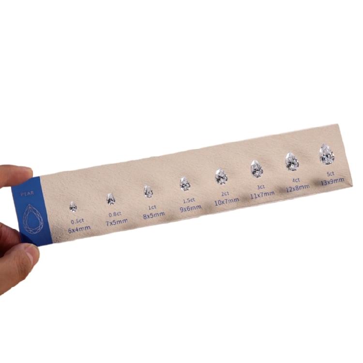 Jewelry Store Accessory Cubic Zirconia Size Comparison Set With Ergonomic Caliper Designs