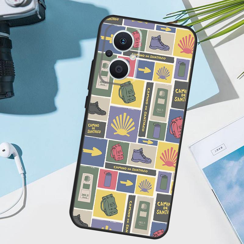 

Camino de Santiago Cover For OPPO Reno 14F 13F 12F 11 F 10 12 13 14 Pro 7 8 Lite OPPO Find X9 X8 X6 X5 Pro Case OPPO Reno8 T 4G