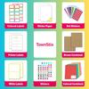 2000 Pieces, 1 inch - Colored Dot Circle Stickers, Garage Yard Sale Price Labels, Color Coding Round Sticker Dots - 16 Assorted Colors