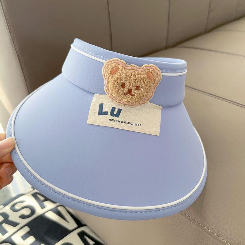 Bär niedlicher Kinder-Sonnenhut Sommer-Sonnenhut Nische leerer Oberteil Jungen und Mädchen Baby-Sonnenhut Sonnenhut