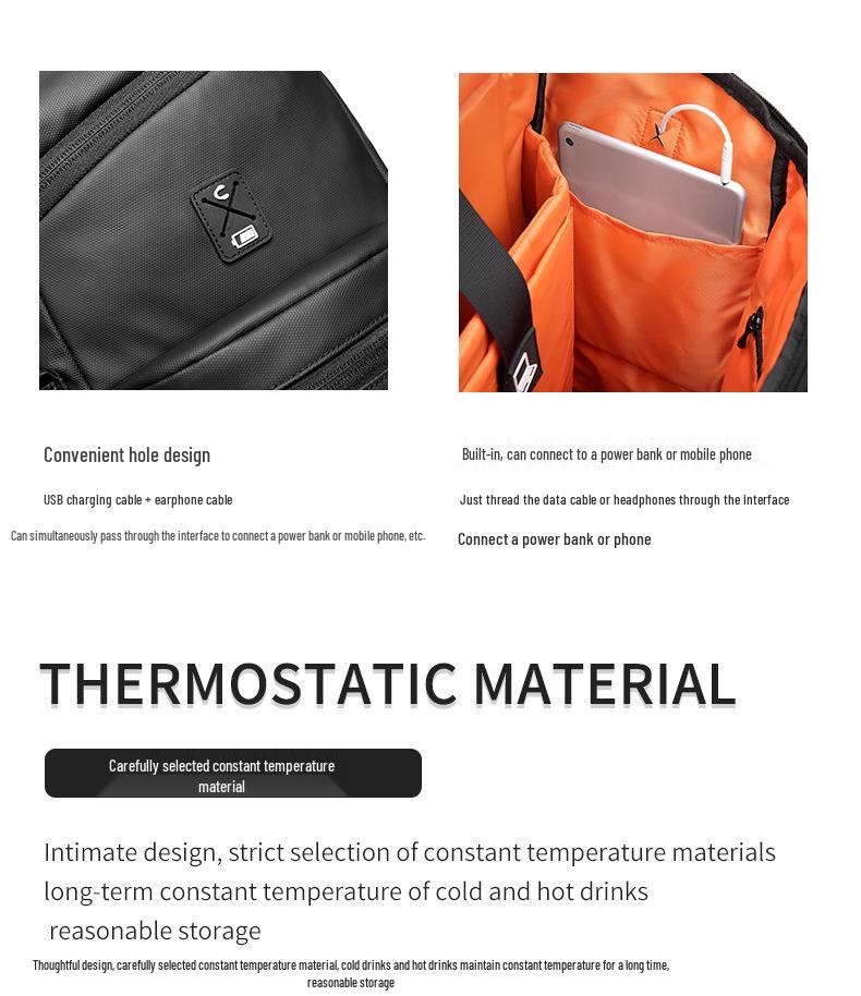 Men’s Large Capacity Sports Travel Backpack: Lightweight, Wet/Dry Separation, Business Trip & School Computer Bag
