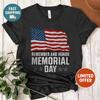 Memorial Day Flag Shirt, Remember and Honor T-Shirt, Patriotic USA Tee, Veterans Tribute Shirt, American Flag Memorial Tee