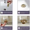 Brass Popup Drain Stopper Bathroom Basin Sink Draining Without Overflow Accessory Drain Stopper Without Overflow