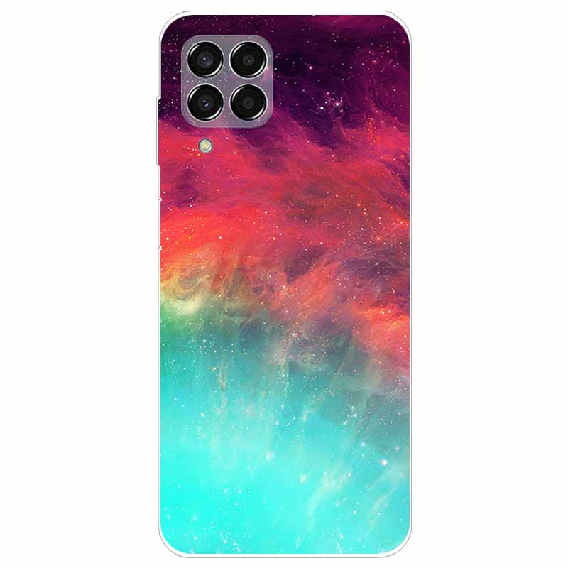 Hülle für Samsung M33 Hülle Marmor Weiches TPU Silikon Handyhüllen für Samsung Galaxy M53 5G Hülle Klarer Bumper M 33 53 Schutz