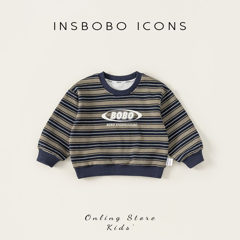 Insbobo Boys  Sweatshirt Spring Children s Long-Sleeved Top Stylish 2026 Spring and Autumn New Baby Children s Clothing