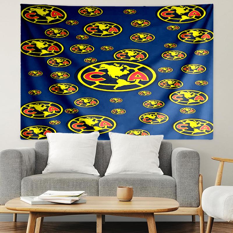Club America Print Tapestry, Lightweight Wall Hanging, for Bedroom, Dorm, Living Room, Home Art Decor, Birthday Christmas Gift