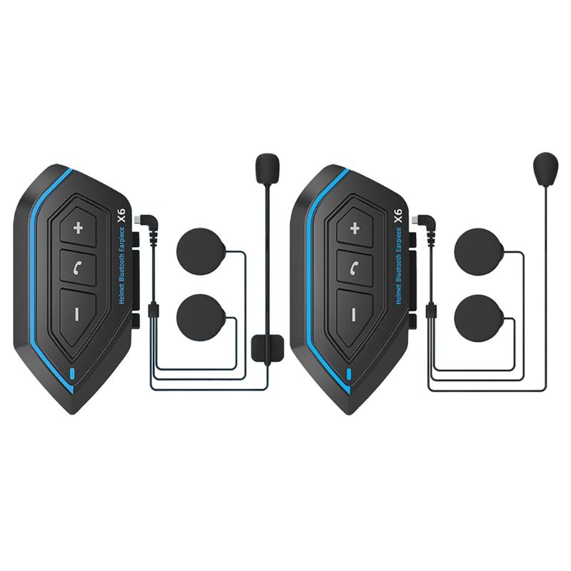 5.0 Wireless Motorcycle Headset with Microphone 1set Motorcycle Helmet Headset Automatic Pairing with Microphone Stero