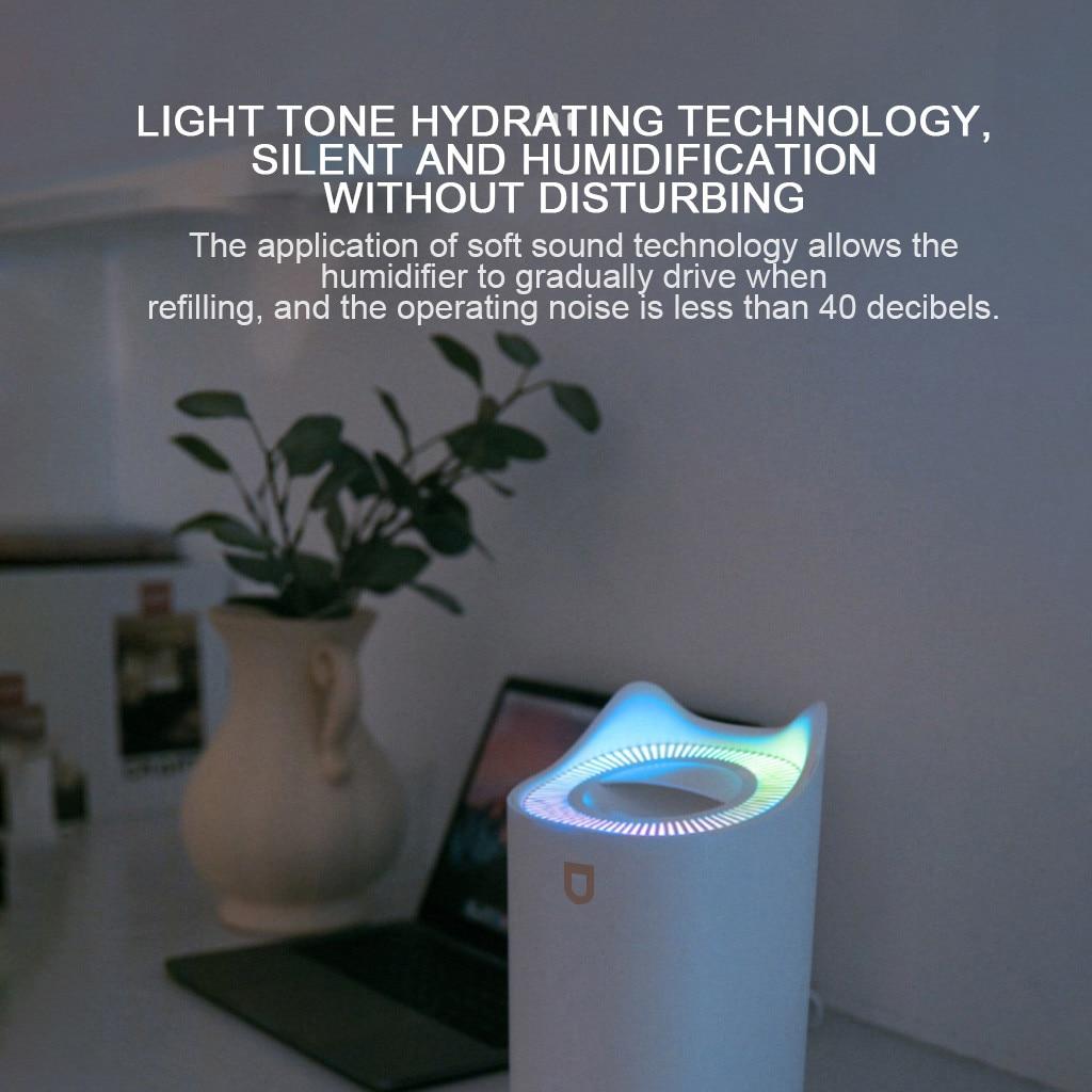 Humidificador de Aire Creativo para el Hogar Humidificador de Escritorio de Llenado Superior USB Gran Capacidad Doble Boquilla de Escritorio Doble Boquilla Doméstica Silencioso