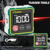 Magnetic Digital Angle Finder with Electronic Laser Gauge Protractor Inclinometer Level Magnets Level Ruler Angle Slope 0-90°